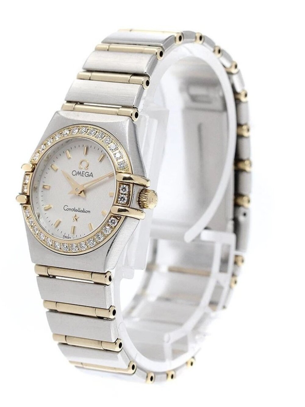 OMEGA Constellation Mini 1267.30 Diamond Bezel Quartz Ladies Watch_941183